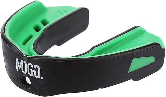 MoGo Mint Flavored Mouth Guard - Wrestling Boxing Football Mouth Piece for All Sports - Adult Mouth-Guard for Ages 11 & Up - Comes with Protective Case and Tether Strap