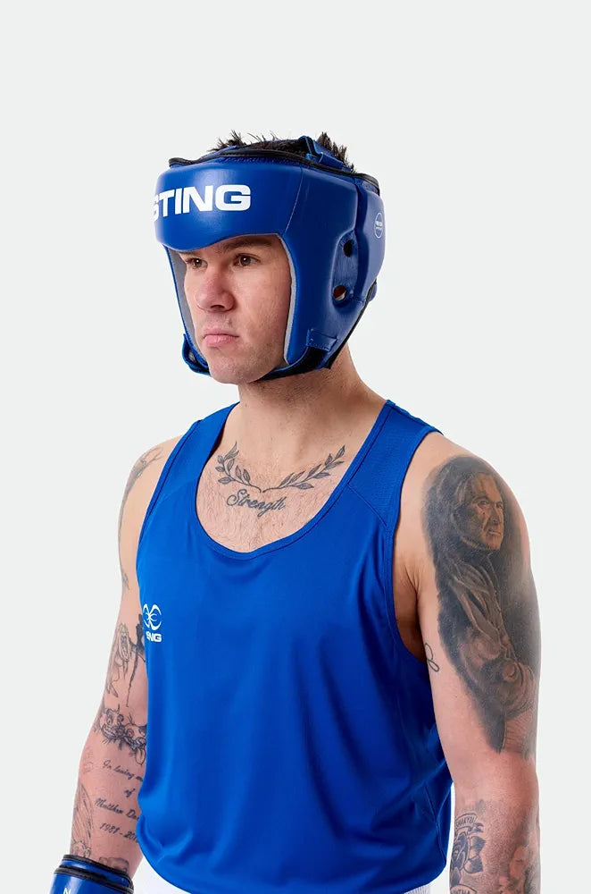 STING Competition Head Guard, IBA-Approved and USA Boxing-Approved Headgear, Premium Boxing Equipment for Professional Competition and Boxing Training